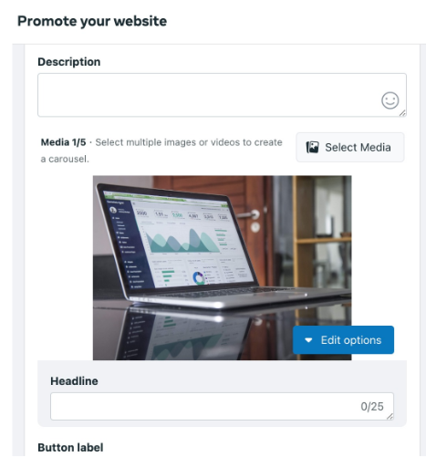 promote your website in facebook ads